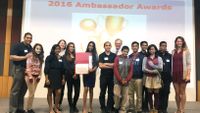 Watters School students at the Ambassador Awards showcase at Rutgers University.