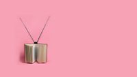 open book with TV antenna on the top