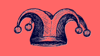 Drawing of a jester hat