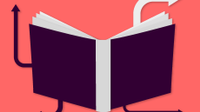 Illo of an open book with arrows coming out of the pages
