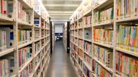 Higher ed library stacks