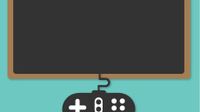 Game controller attached to a blackboard