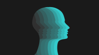 Graphic of heads in silhouette