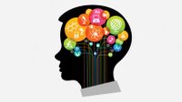 A stylized illustration of a child’s mind