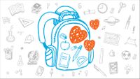 illustration of a backpack