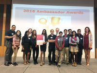 Watters School students at the Ambassador Awards showcase at Rutgers University.