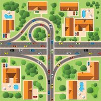 An illustration of cars driving on a highway