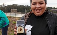 Group leader participating in Science Action Club with iNaturalist