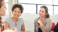 Group of teachers meeting together