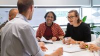 Group of teachers in a meeting
