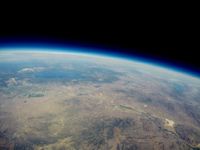 View of Earth from 95,000 feet above
