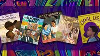 Collage of book covers for Black History Month