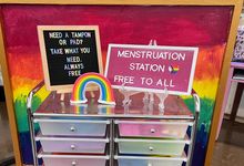 Menstruation station at school