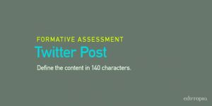 Twitter Post: Define the content in 140 characters