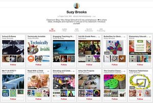 A screen grab of 12 Pinterest boards